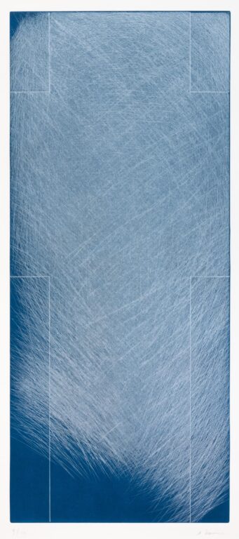 Silbergraues Kreuz (Großes Kreuz V) - ARNULF RAINER 