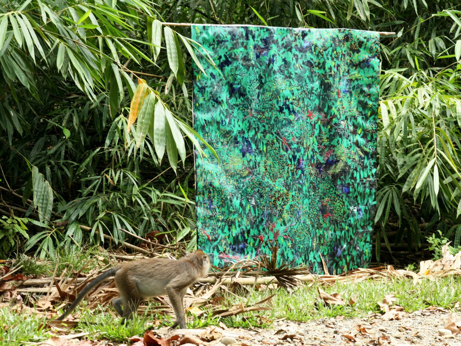 Painting in forest #2 &ndash; Animal Look - LIZZA MAY DAVID 