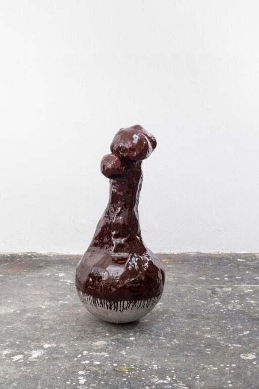 dark red mushroom dancing - STEFAN GLETTLER 