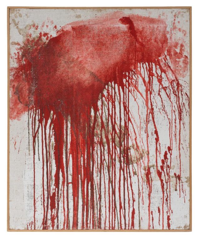 Schüttbild - HERMANN NITSCH 