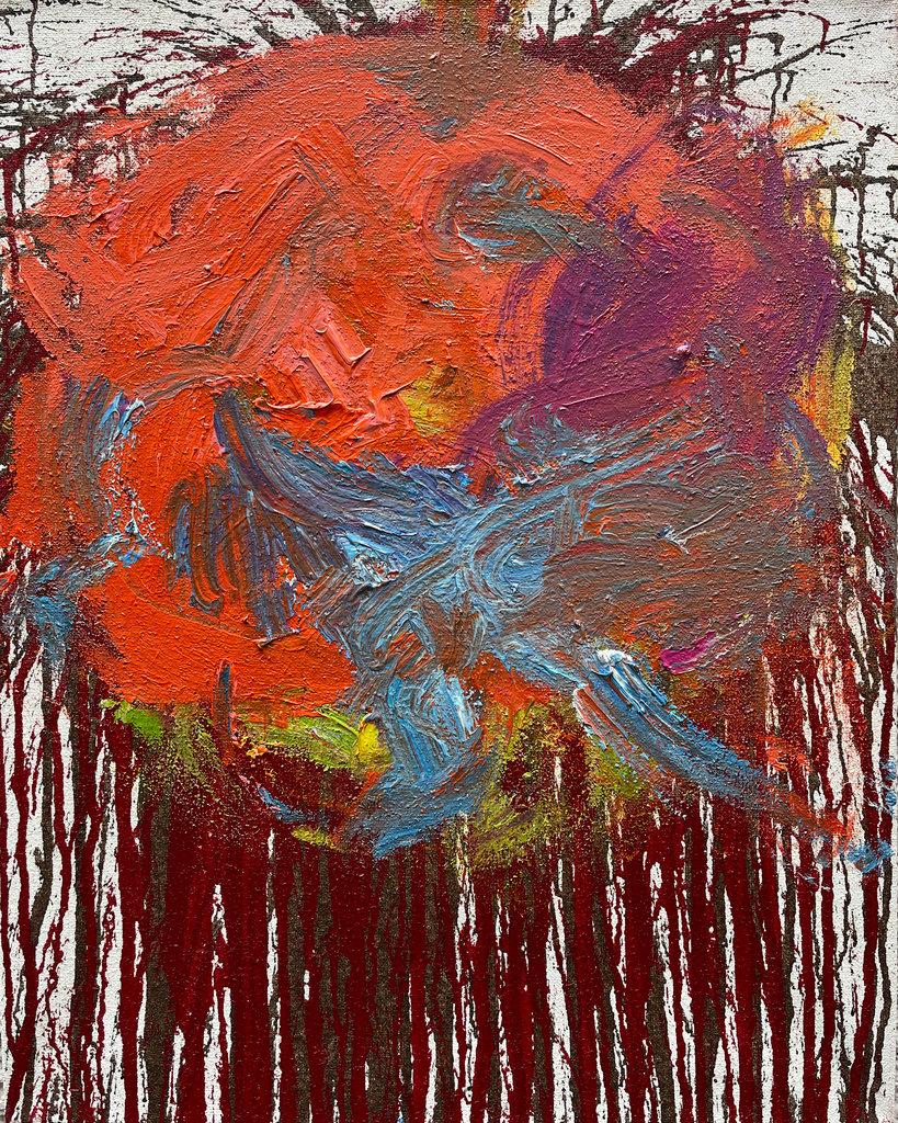 Sch&uuml;ttbild (K_Chiara_21) - HERMANN NITSCH 