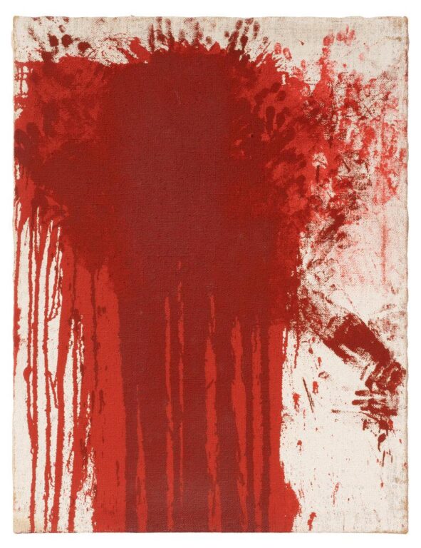 Schüttbild - HERMANN NITSCH 