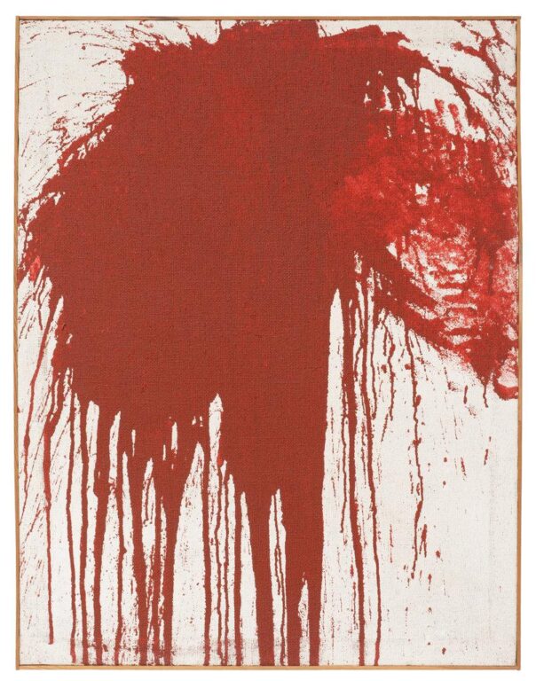 Schüttbild - HERMANN NITSCH 