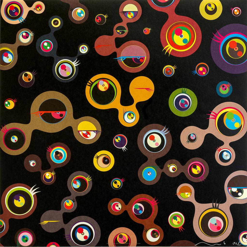 Jellyfish Eyes &ndash; Black 4 - Takashi Murakami 