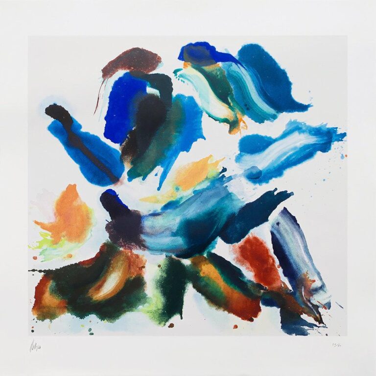 Blaue Mütze - WOLFGANG HOLLEGHA 