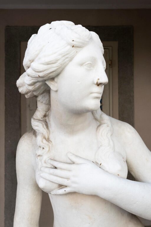 Skulptur mit Nymphe - zweintopf 