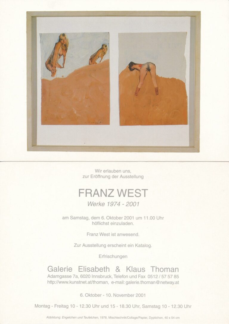 Werke 1974 &ndash; 2001 - FRANZ WEST 