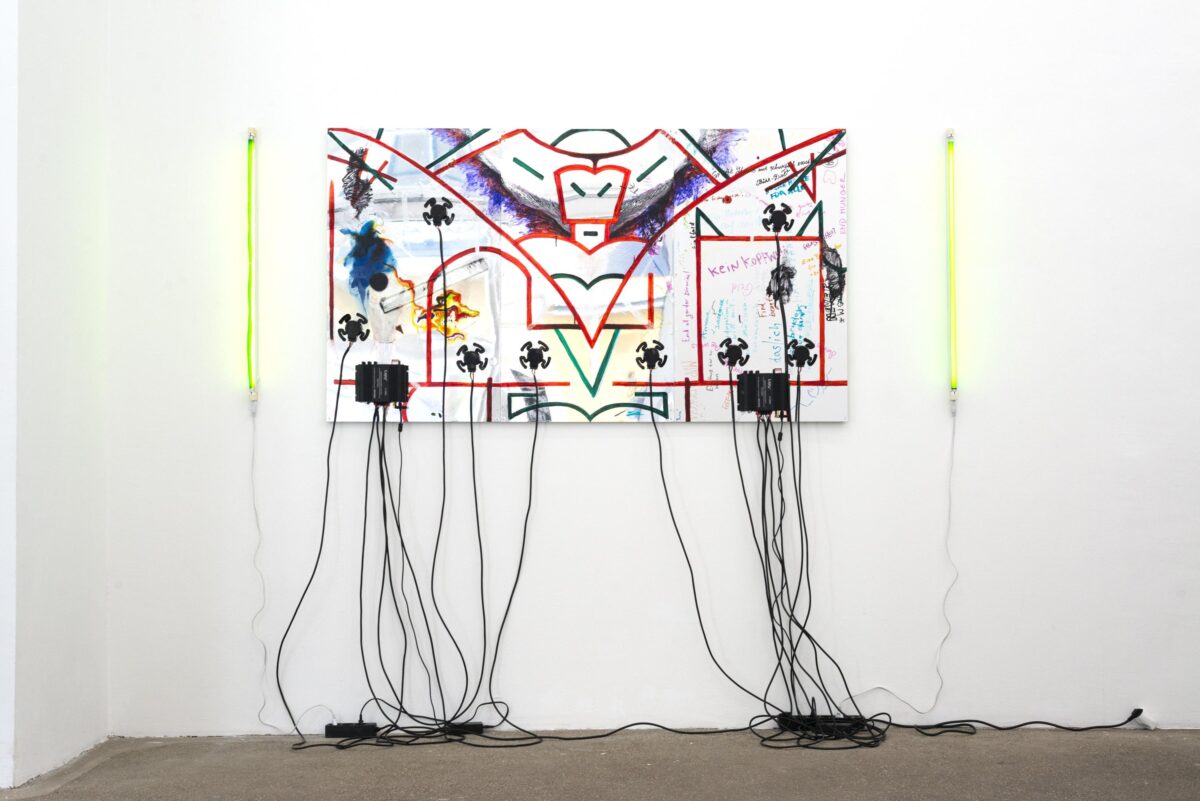 _OraKle Painting 01 (Catacomb Mirrors) - KAYA, Kerstin Brätsch, Debo Eilers 
