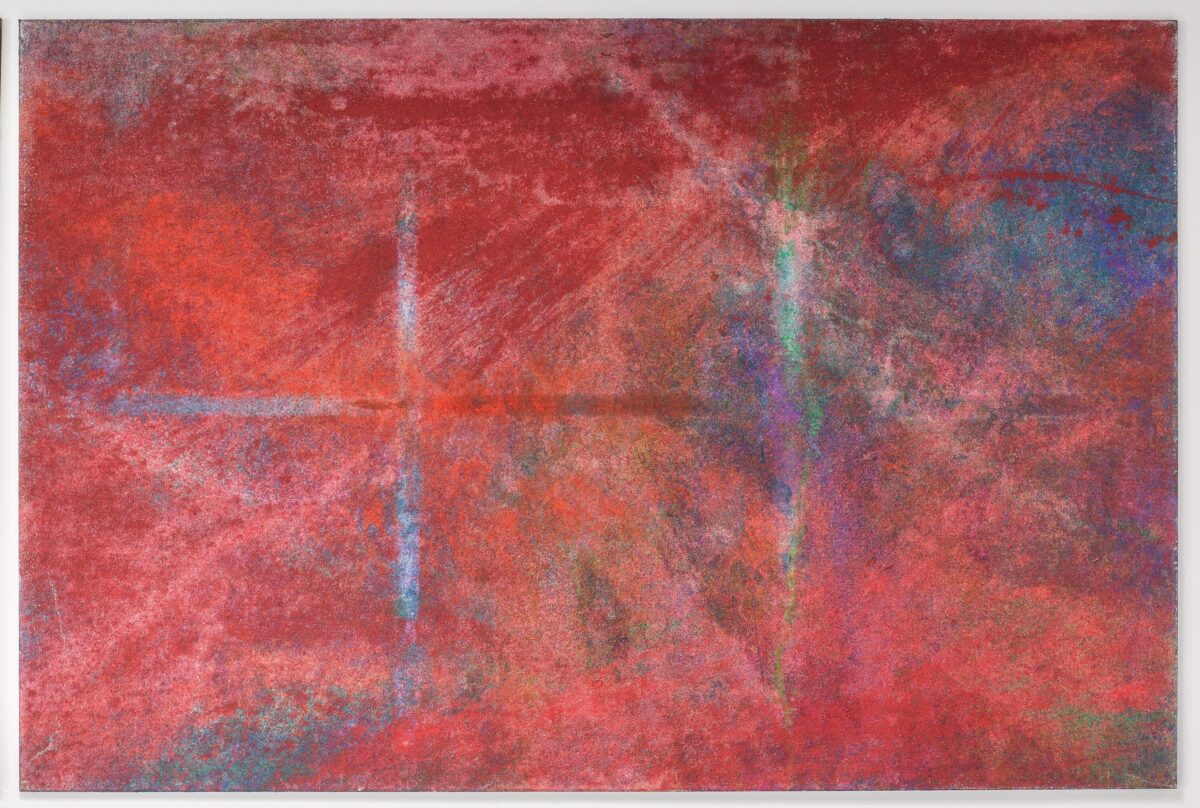 Schüttbild aus der Malaktion “Walküre” - HERMANN NITSCH 
