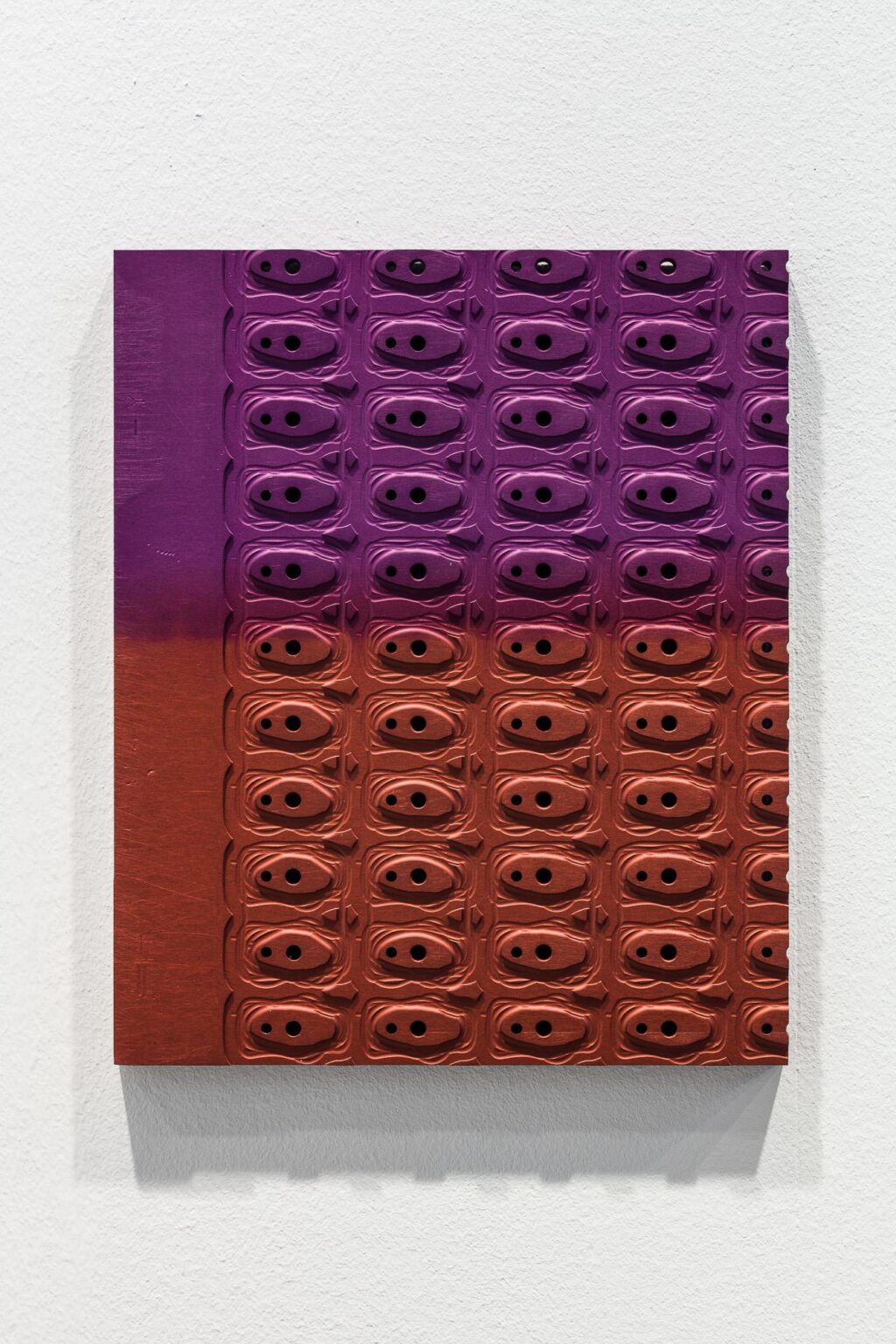 Aluminum Painting (orange_pink) - JOHANNES WOHNSEIFER 
