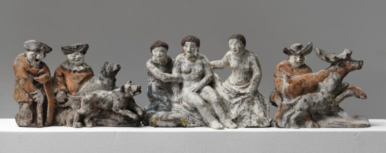 Actaeon (die Jäger, Diana, der Hirsch) - Robert Metzkes 