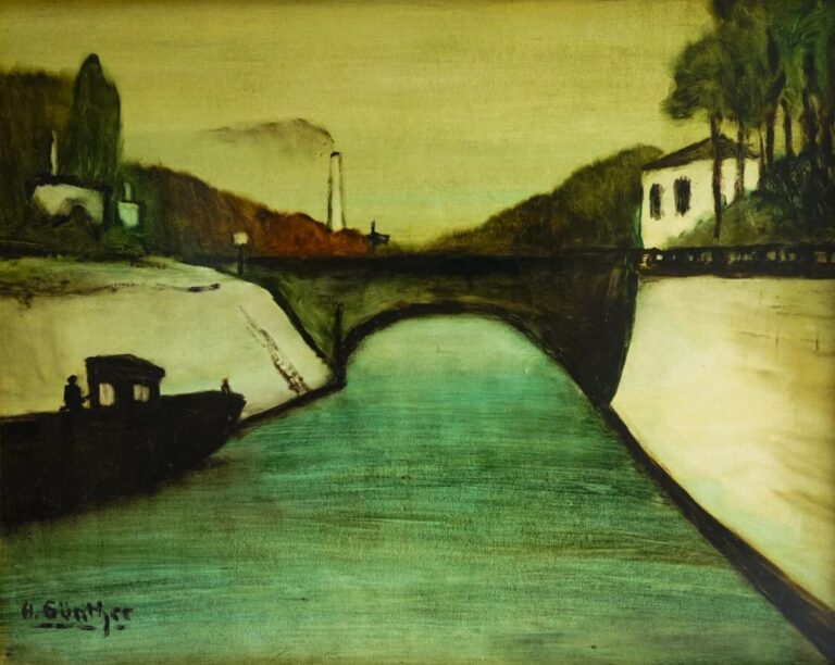 Kanallandschaft - Herta Günther 