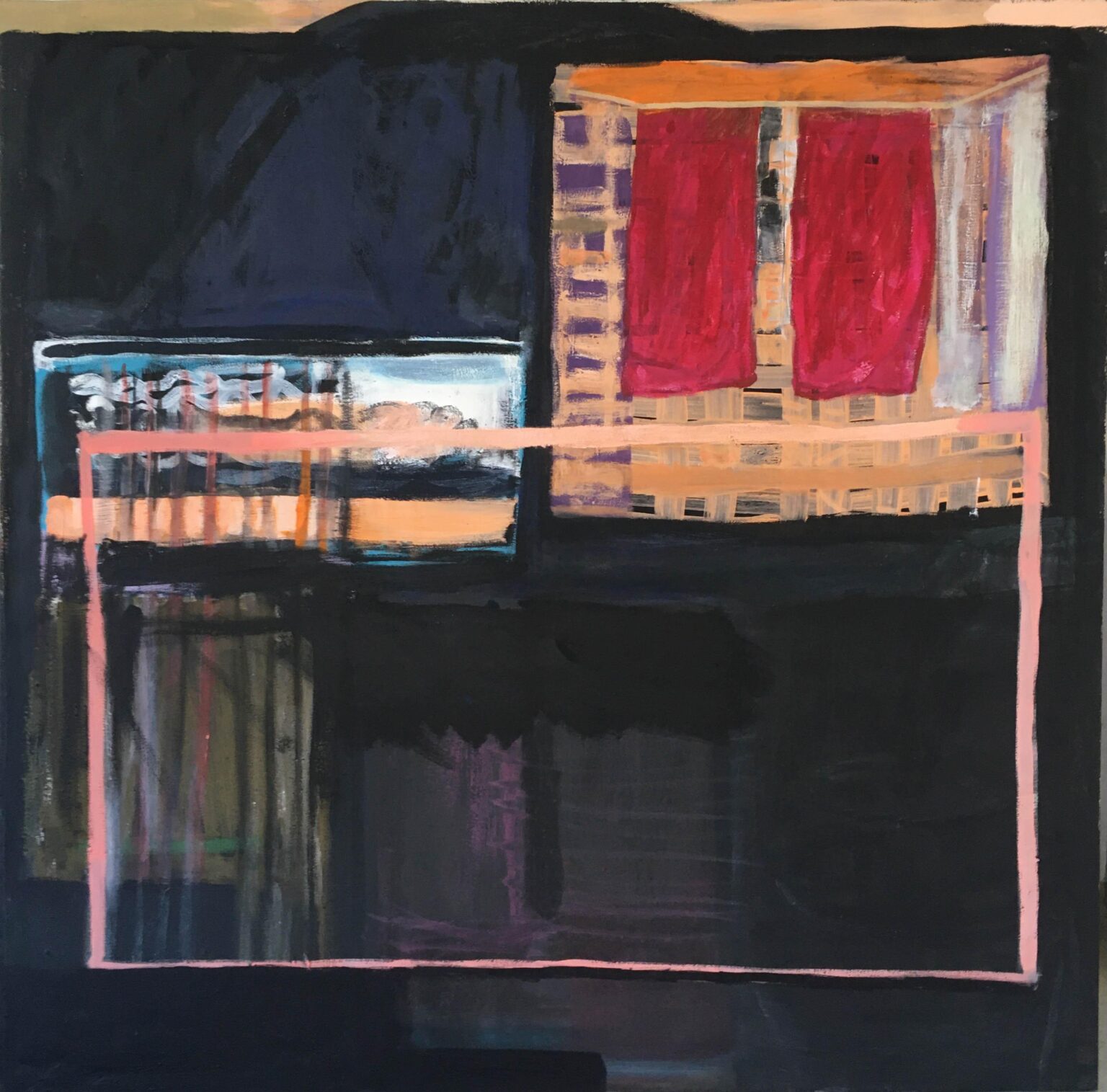 Versuch Schwarz zum Leuchten zu bringen - Maja Drachsel 