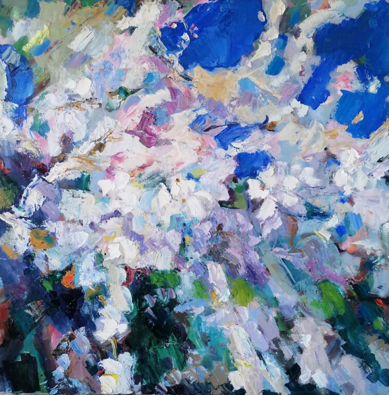 Blühender Busch - Maria Mednikova 