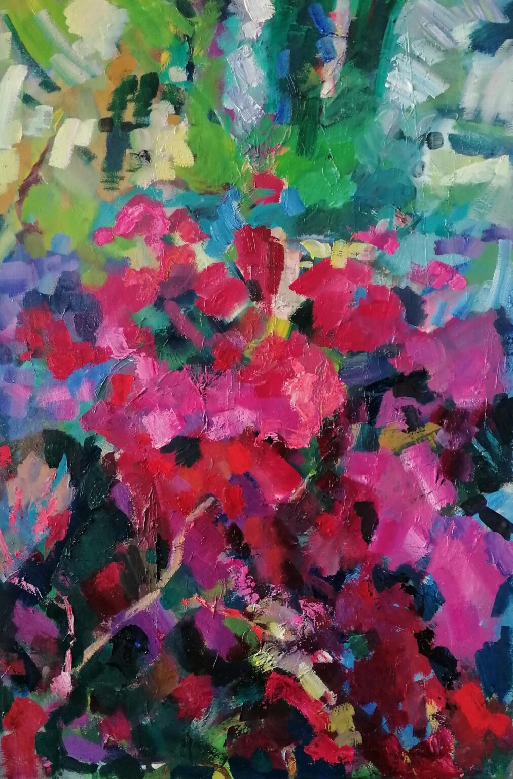 Rote Blüten - Maria Mednikova 