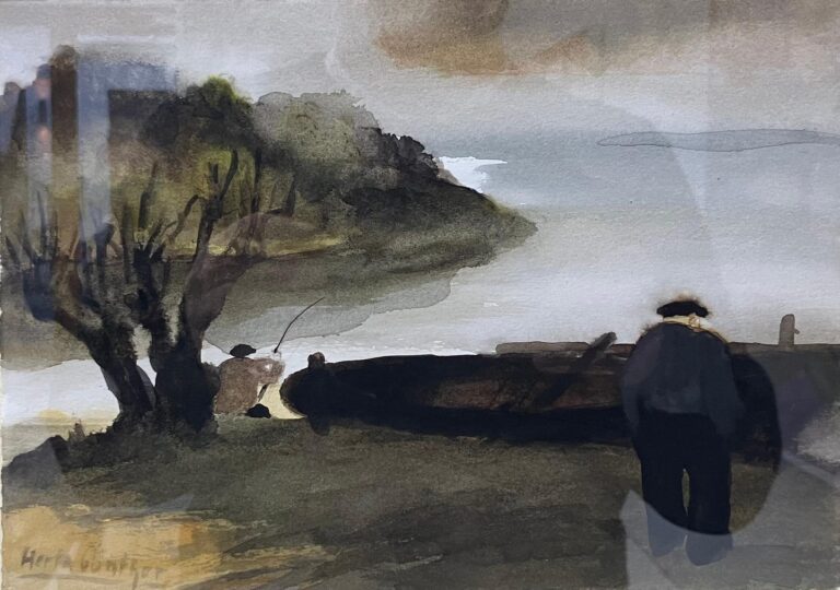 Angler und Elbschiffer - Herta Günther 