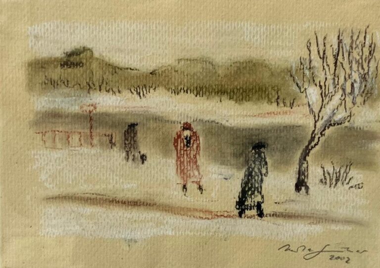 Winterspaziergang - Herta Günther 