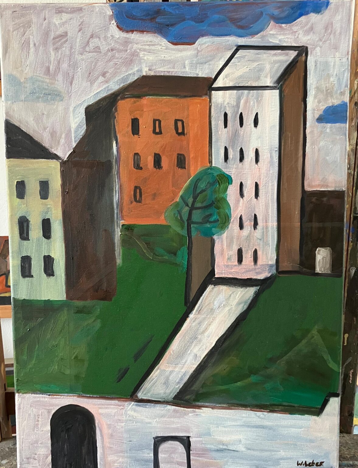 Die verschlossenen H&auml;user - Wolfgang Leber 