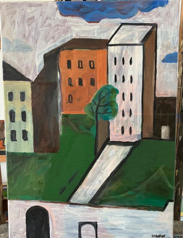 Die verschlossenen Häuser - Wolfgang Leber 