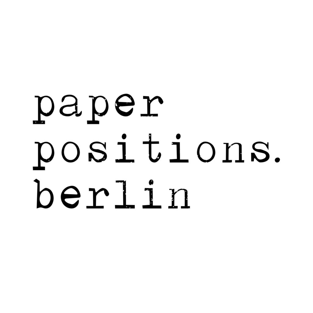 paper positions. berlin 2018 - Ulrike Hahn 
