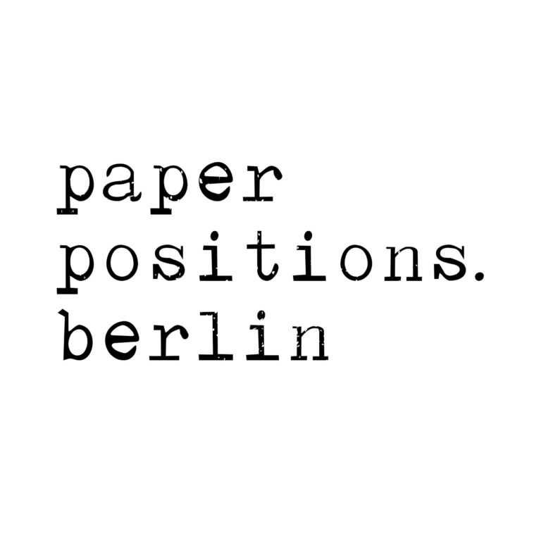 paper positions. berlin 2018 - Ulrike Hahn 