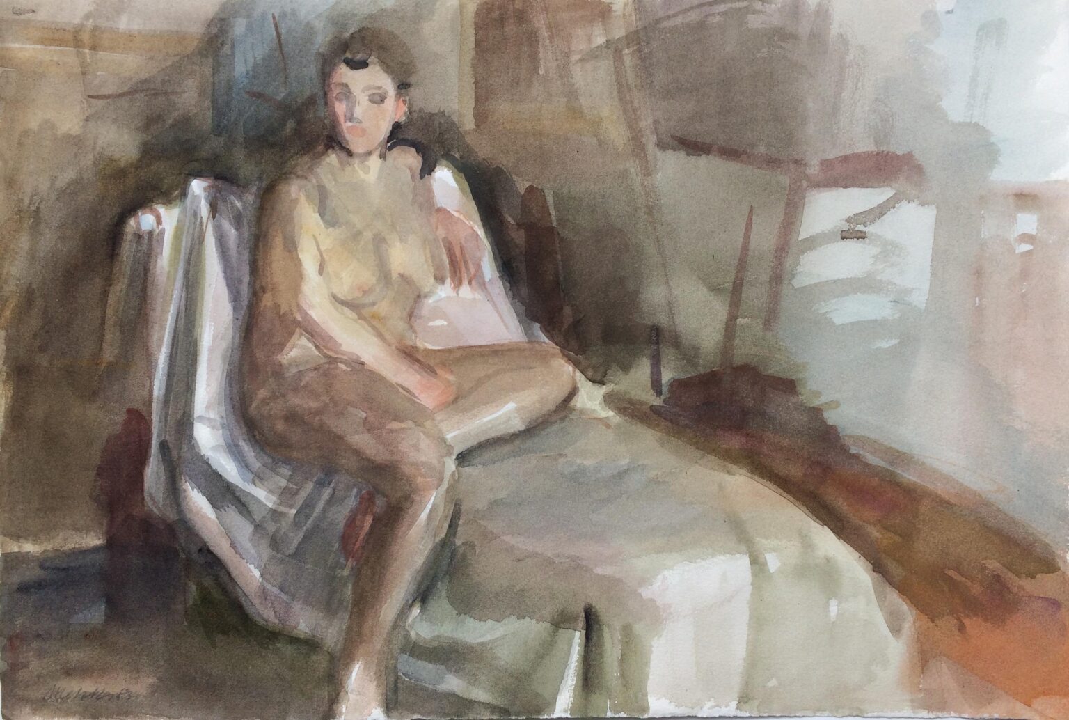 Aktstudie - Harald Metzkes 