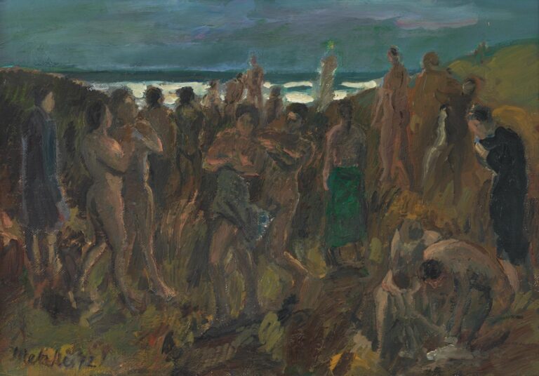 Abendlicher Strand - Harald Metzkes 