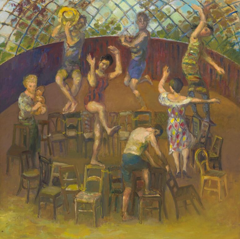 Knarrende Stühle - Harald Metzkes 