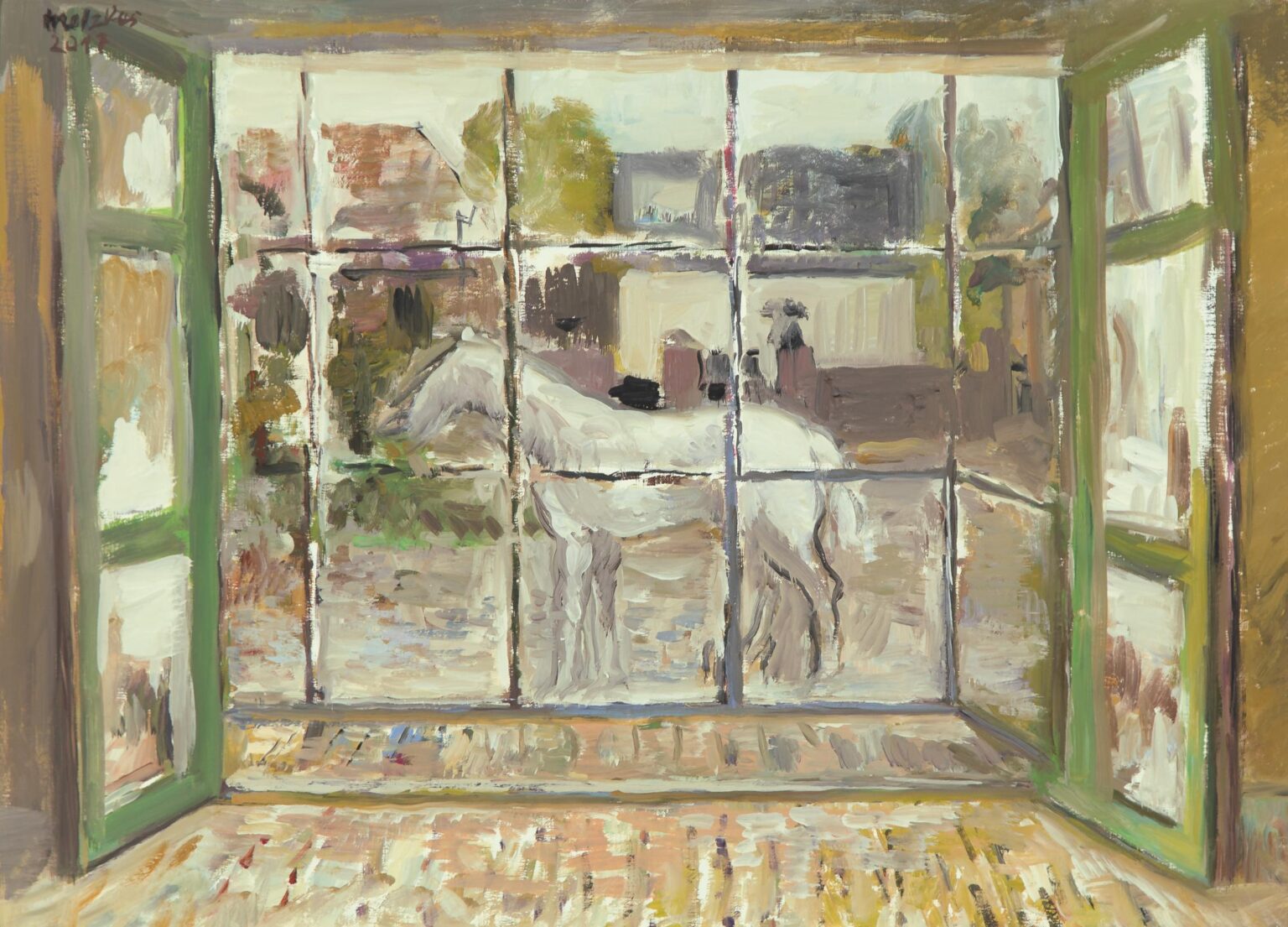 Schimmel vorm Fenster - Harald Metzkes 