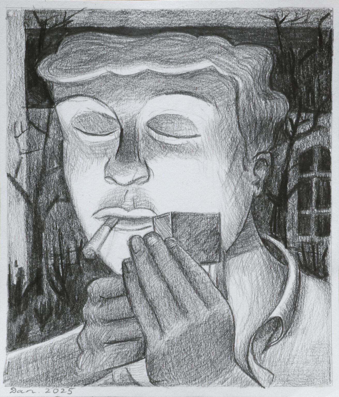 o. T. (Blaue Stunde) - Danny Linwerk 