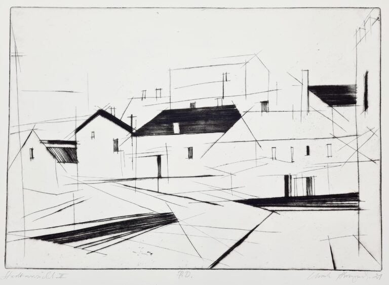 Stadtansicht II (P. D.) - Ursula Strozynski 