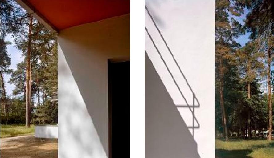 Fassade und Schatten, Haus Muche (a. d .S. &bdquo;Pair / Unpair&ldquo;, Dessau) - Margret Hoppe 