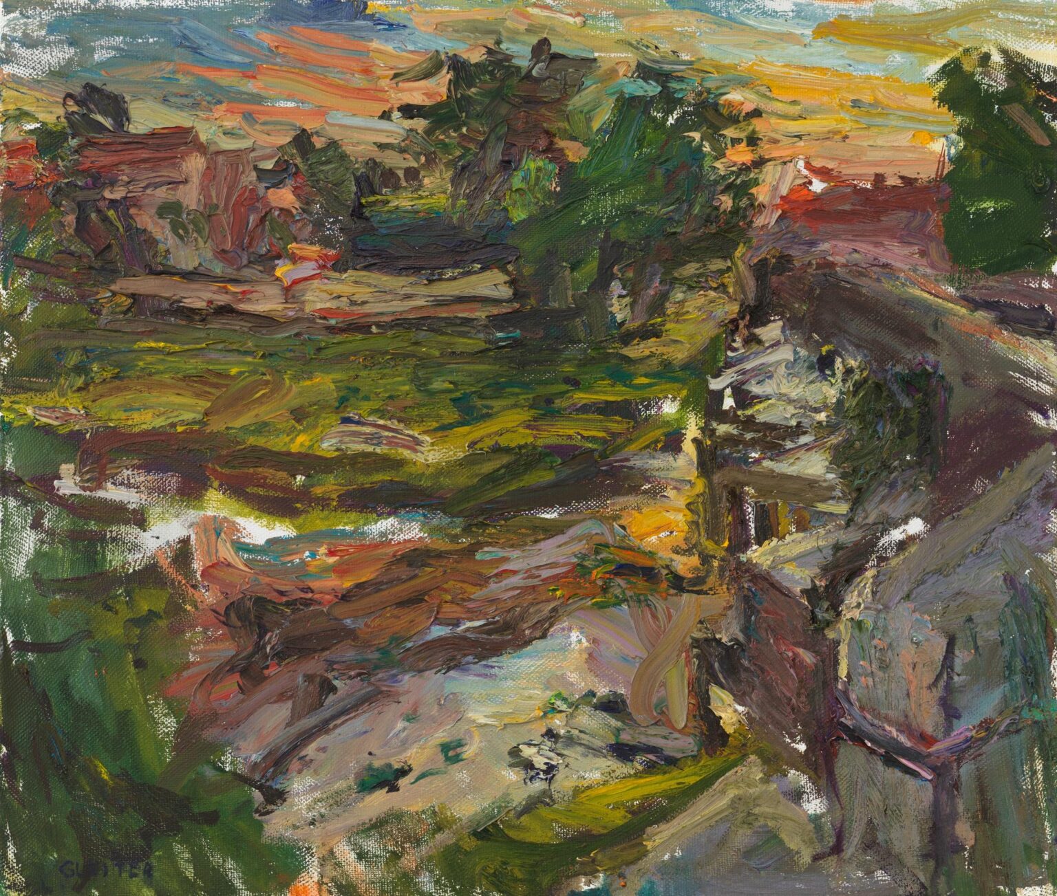 Perrigny, Abendstimmung - Ulrich Gleiter 