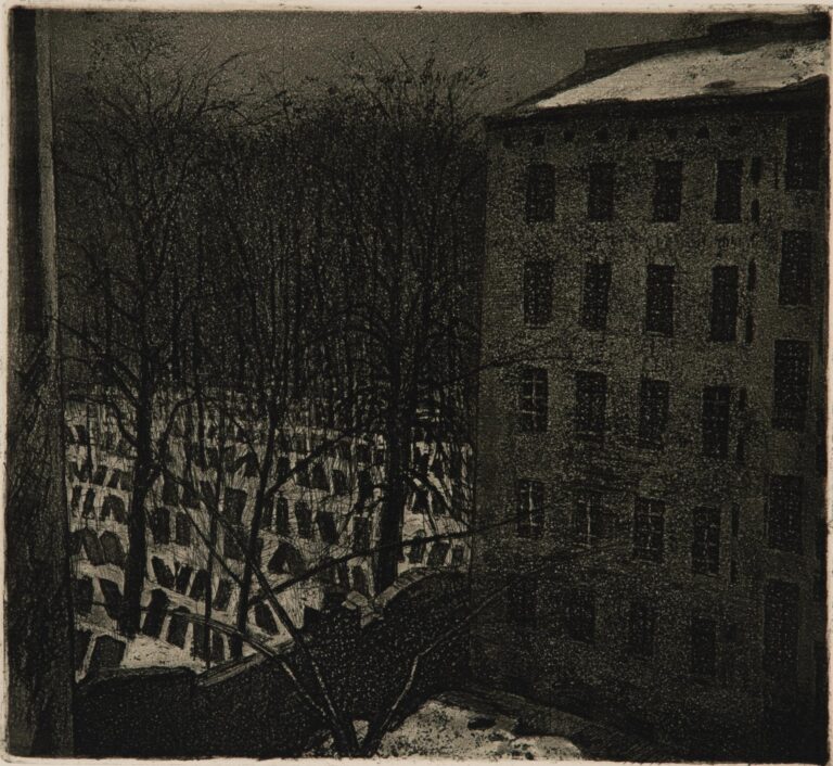 Jüdischer Friedhof (Blatt 5 der Folge „Steinernes Berlin I“) - Manfred Butzmann 