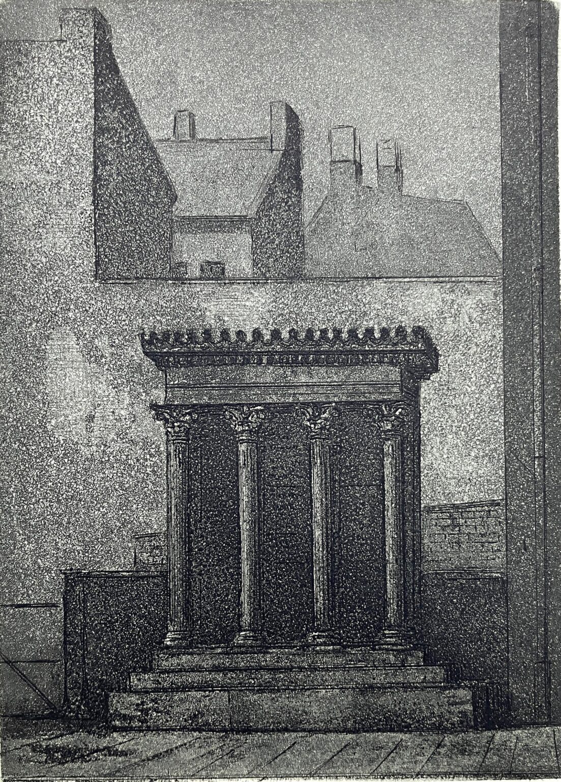 Denkmal f&uuml;r Christian Koppe (Blatt 9 der Folge &bdquo;Steinernes Berlin II&ldquo;) - Manfred Butzmann 
