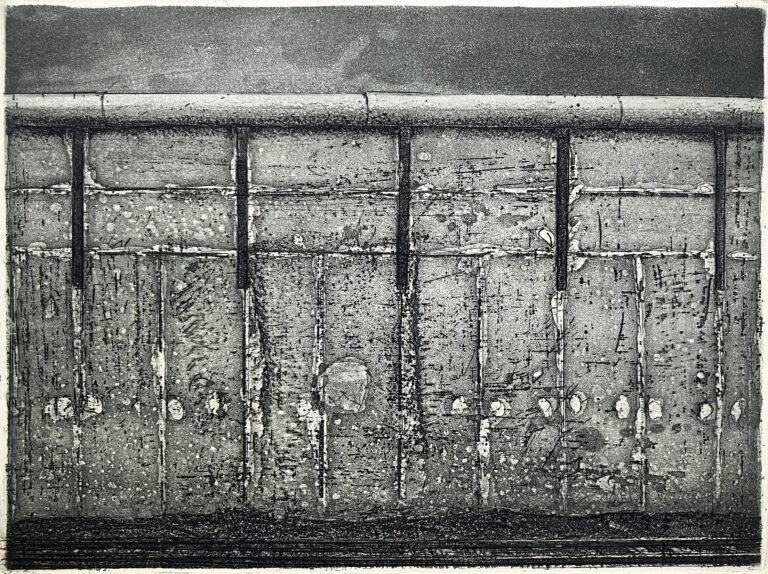 Grenzmauer (Blatt 9 der Folge „Steinernes Berlin I“) - Manfred Butzmann 
