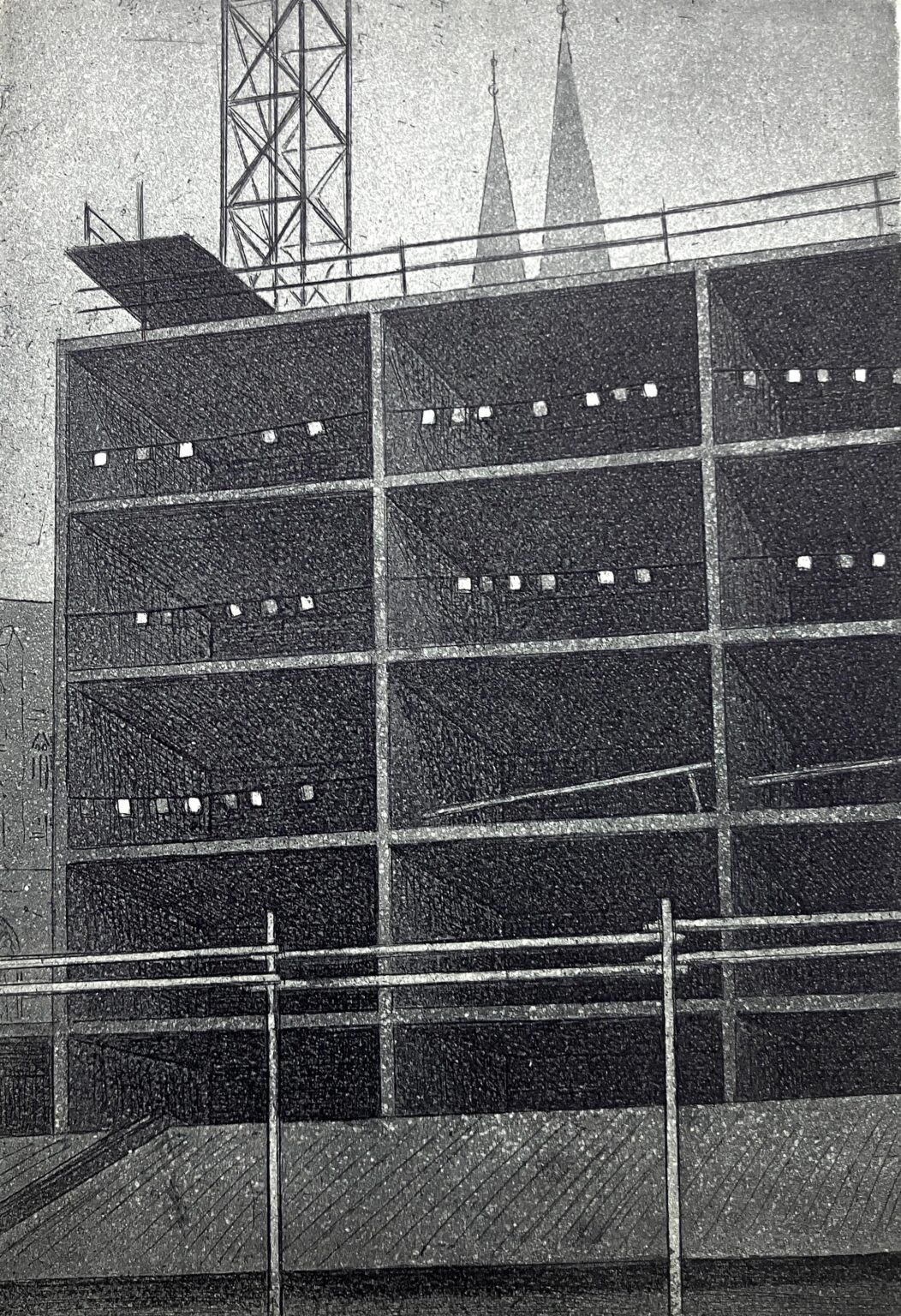 Baustelle im Zentrum - Manfred Butzmann 