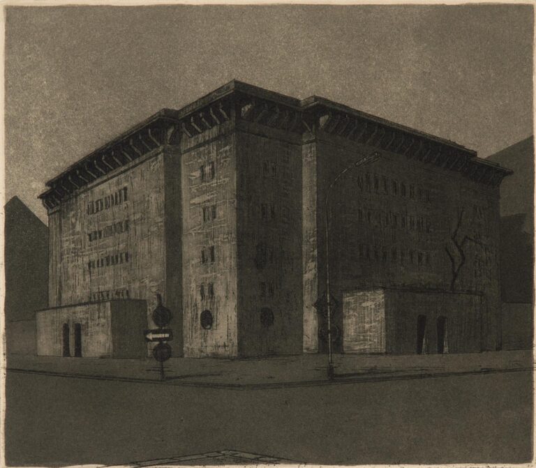 Hochbunker (Blatt 7 der Folge „Steinernes Berlin I“) - Manfred Butzmann 