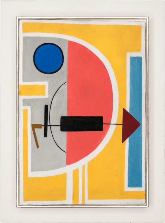 Flucht vor Blau - Max Ackermann 