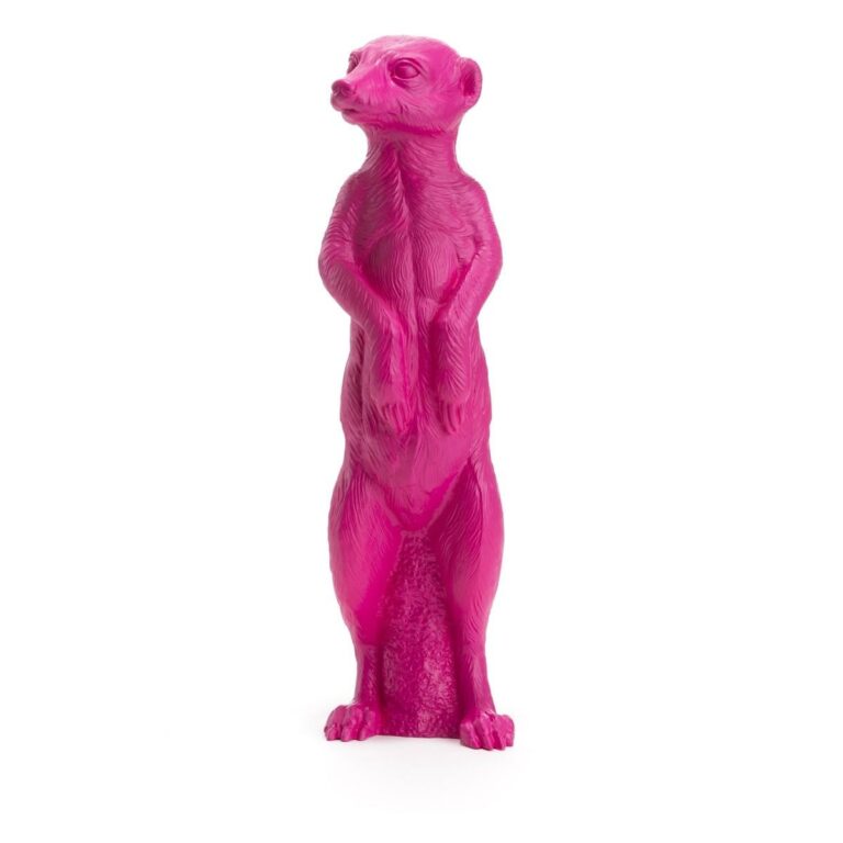Erdmännchen, pink mit UV-Schutzlack - Ottmar Hörl 
