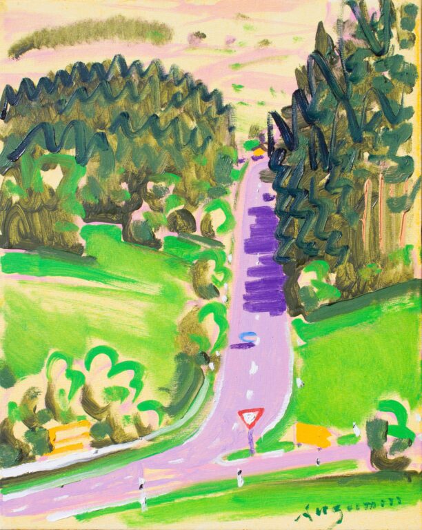 Straße nach Seidlitz - Peter Angermann 