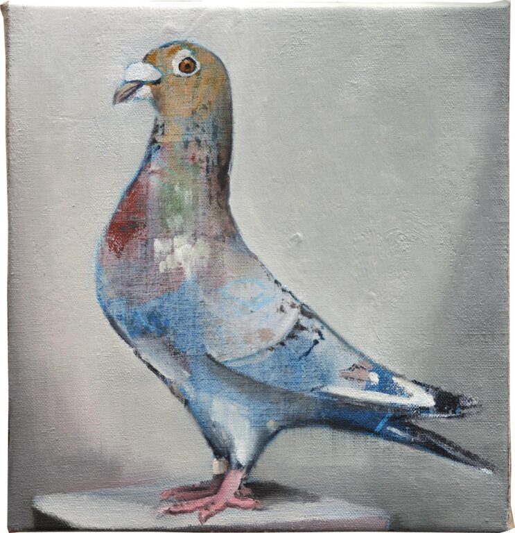 Abstrakte Philosophen XXII (Taube) (Abstract philosophers [Pigeon]) - Jochen Pankrath 