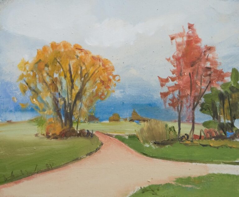 gelber und roter Baum (yellow and red tree) - Jochen Pankrath 