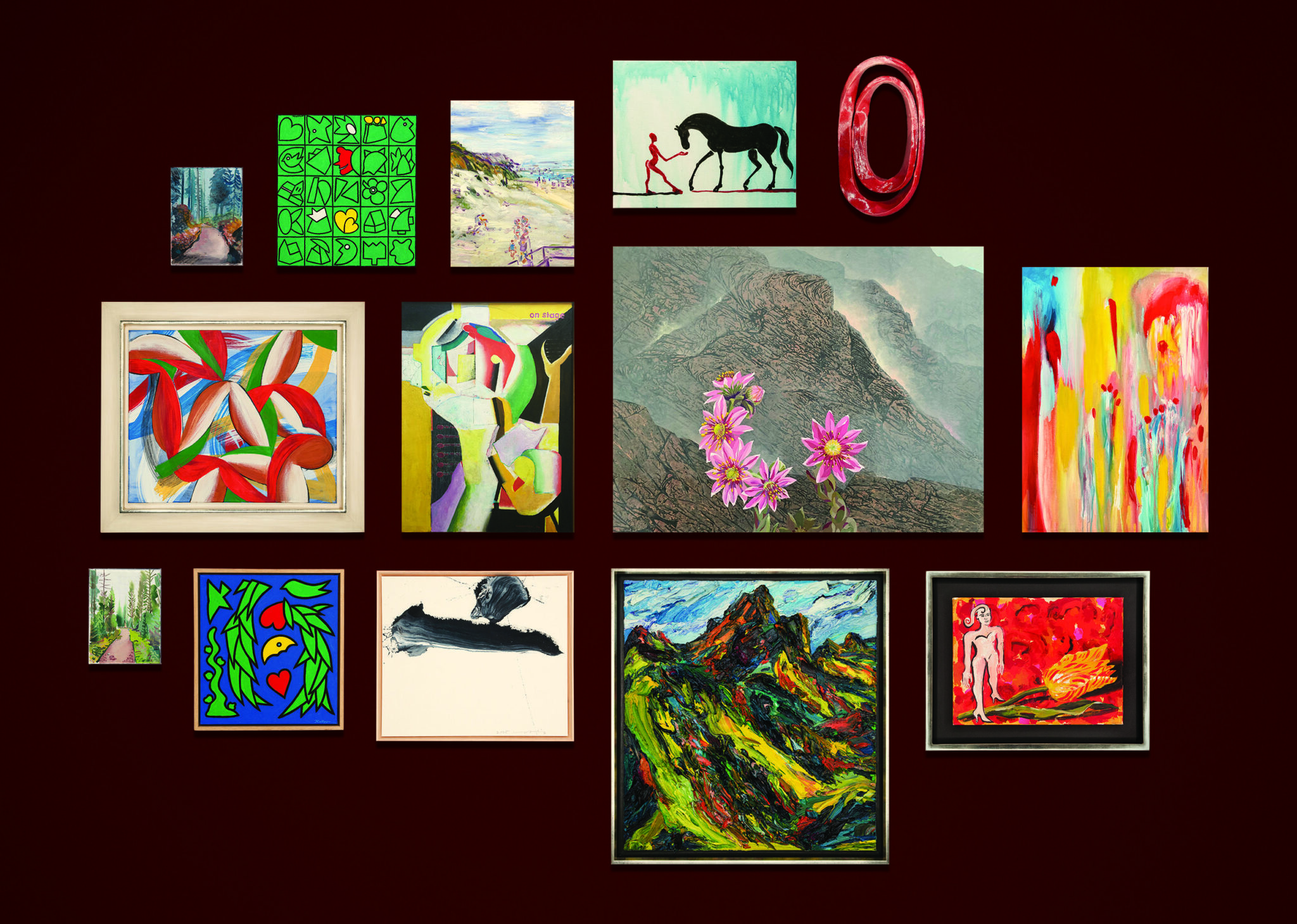 ARTventswochen 2025 - Alain Clément, Elvira Bach, Harry Meyer, Helge Leiberg, Herbert Maier, Jochen Pankrath, Jong Taek Woo, Karl Hagedorn, Rubica von Streng, Silke Mathé, Simone Bresele, Udo Kaller, Wolfgang G. Bühler 