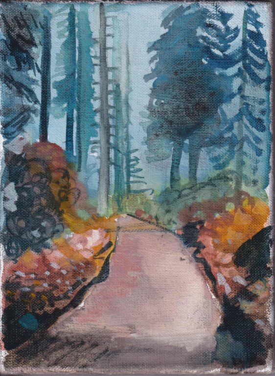 kleiner Waldweg II - Jochen Pankrath 