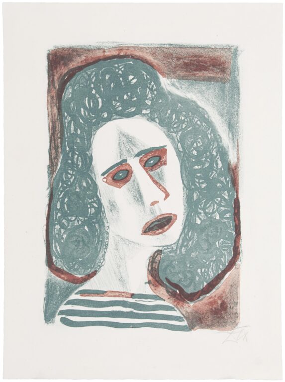 Frauenkopf (Woman’s head) - Otto Dix 