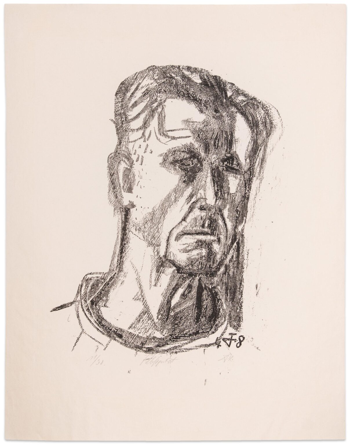 Selbstbildnis VI (Self-portrait VI) - Otto Dix 