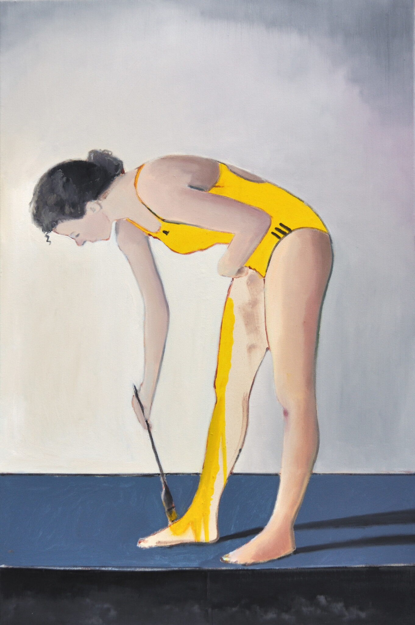 Jochen Pankrath in der Ausstellung &bdquo;was dahinter liegt&ldquo; 