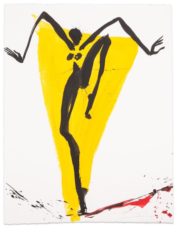 gelbes dreieck I - Helge Leiberg 