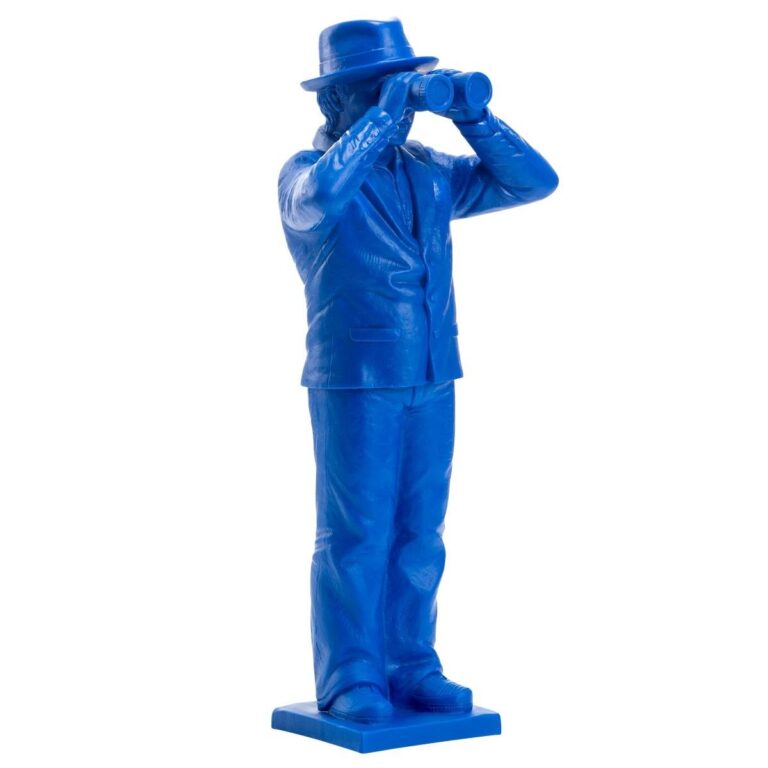 Weltanschauungsmodell IV, blau - Ottmar Hörl 